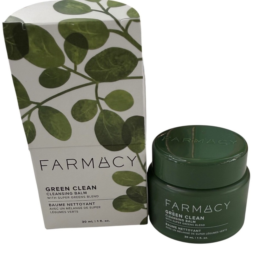 Farmacy Green Clean Cleansing Balm with Super Greens Blend 30ml 1 fl oz NEW